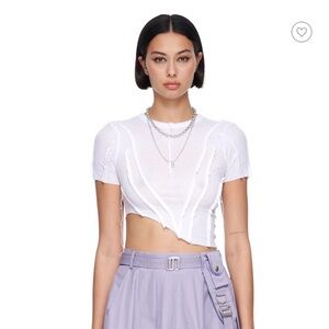 Asymmetric Short Sleeve Tee Sami Miro
